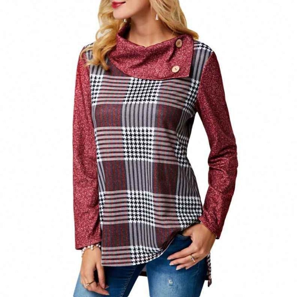 Boutique Women's Checker Tunic Top